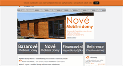 Desktop Screenshot of marvel-mobilnidomy.cz